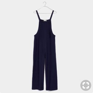 Madewell knit tie strap jumpsuit, large
